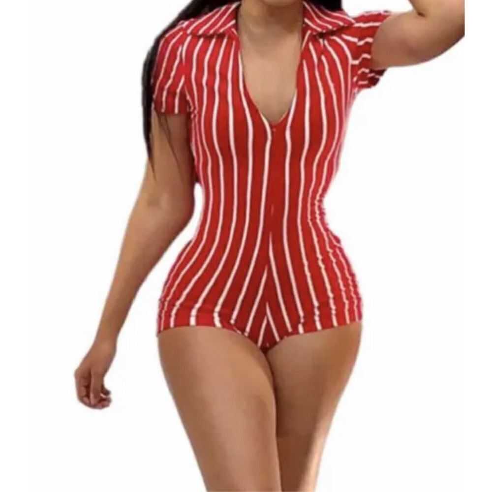 Striped Romper Suit